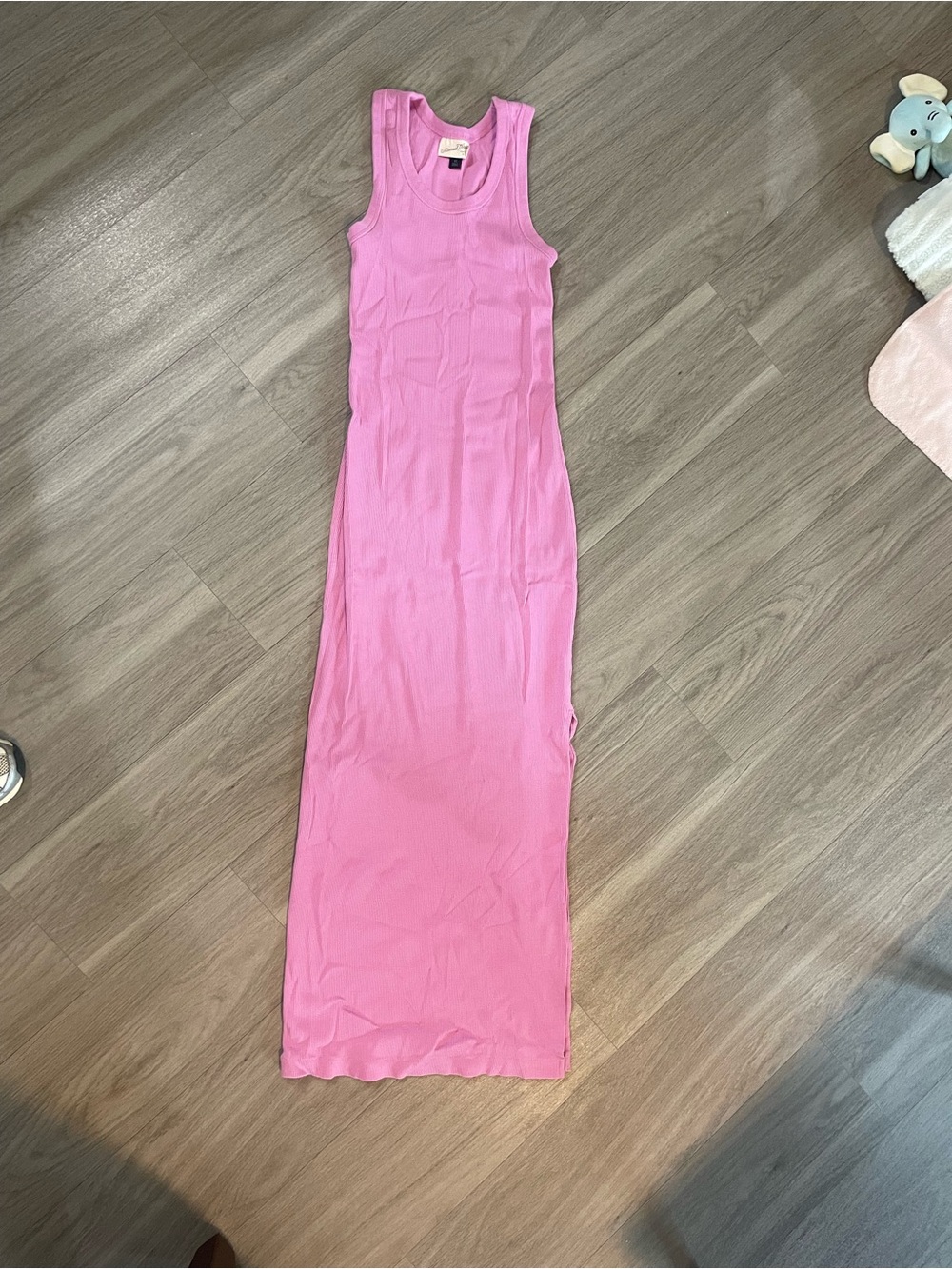 Pink long target dress (no stains just shadows)